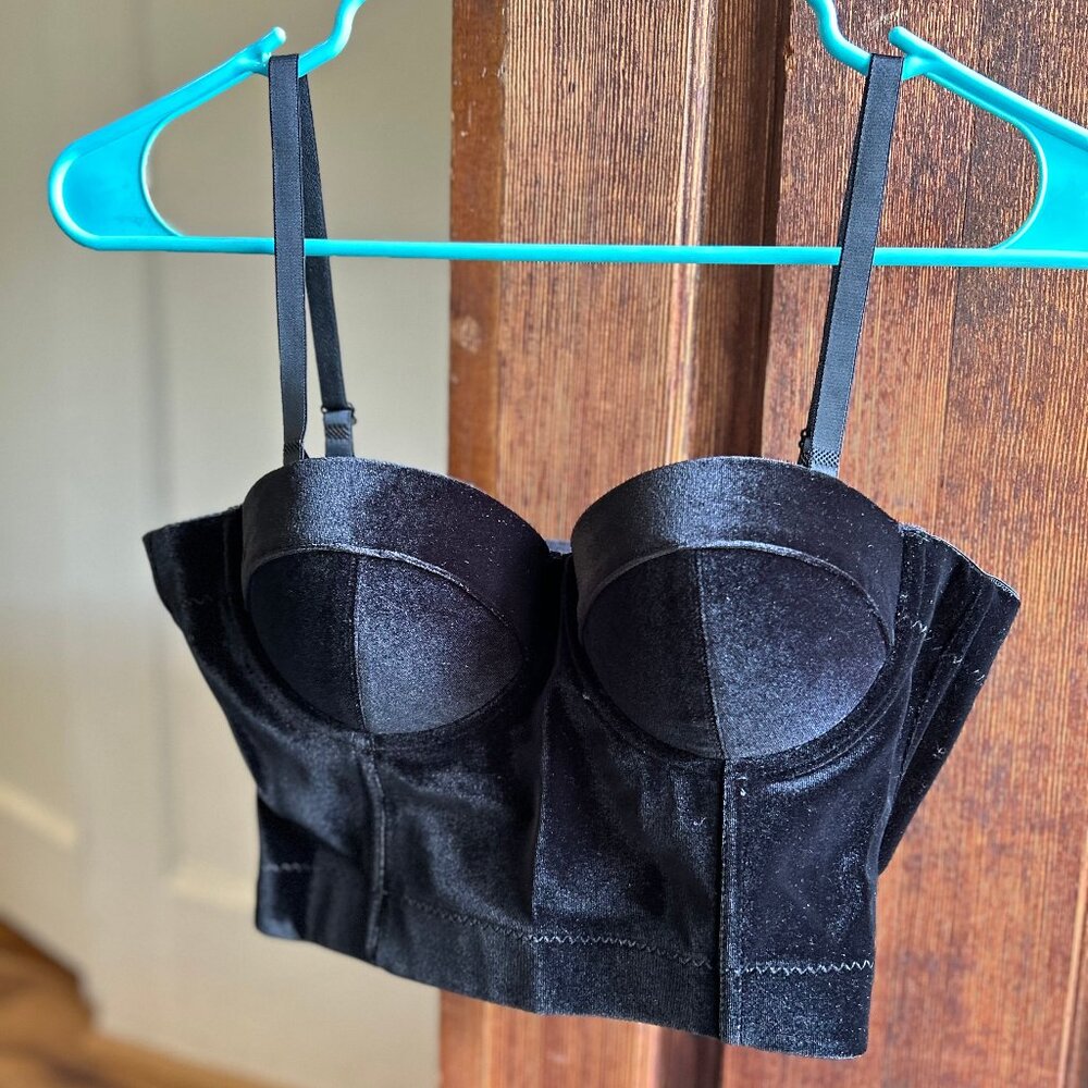 Micas Velvet Bustier Cami Top